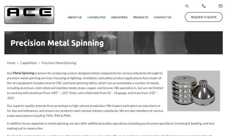 Ace Metal Spinning, Inc.