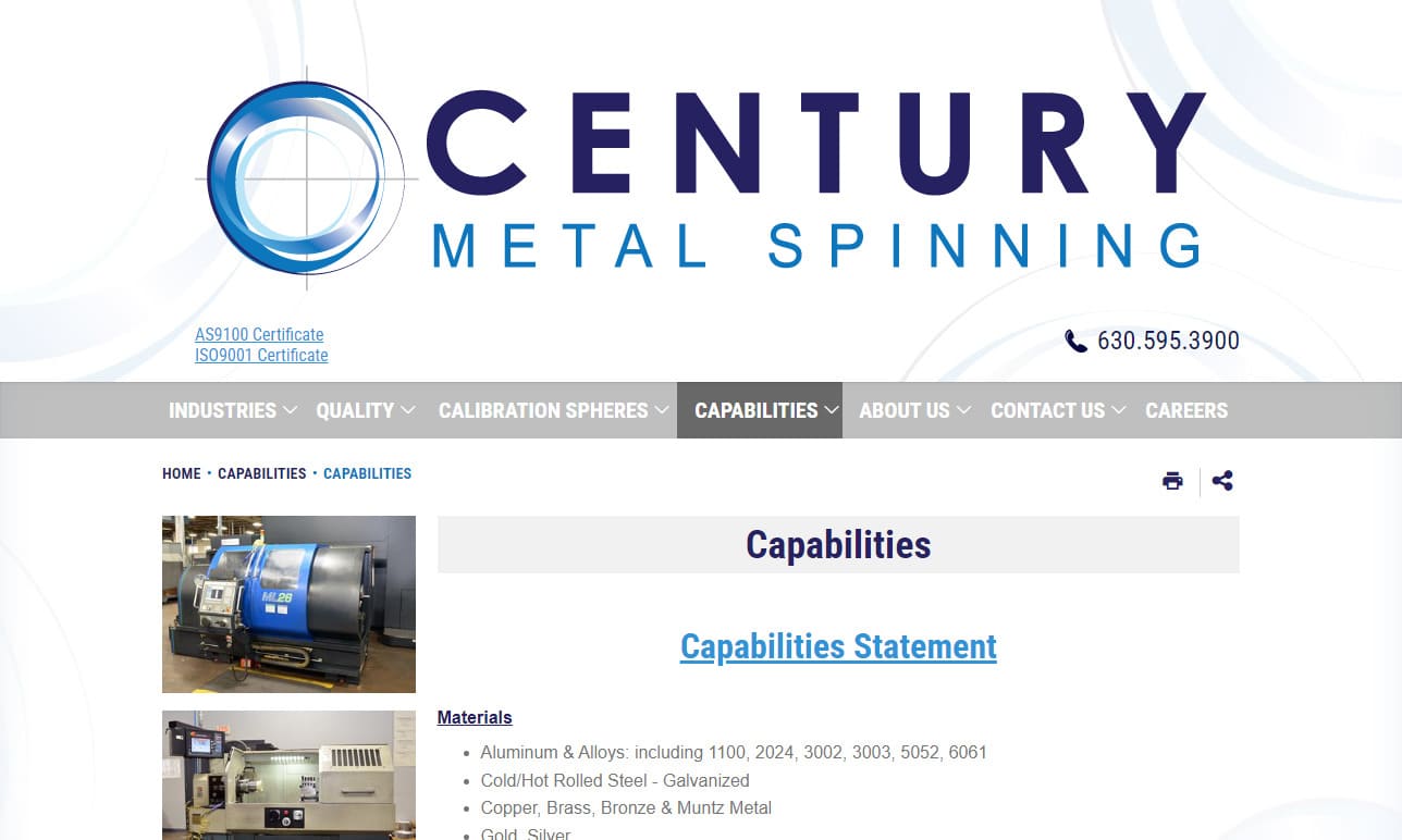 Century Metal Spinning Co.